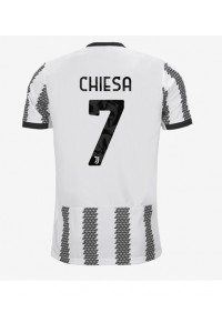 Fotbalové Dres Juventus Federico Chiesa #7 Domácí Oblečení 2022-23 Krátký Rukáv